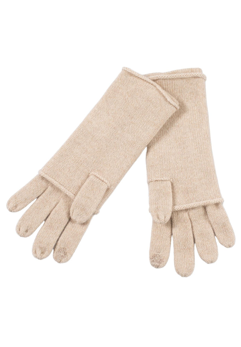 online bestellen Kaschmir-Handschuh - Beige meliert G&#252;nstig
